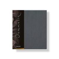 Dommelin Dommelin Kussensloop Uni Satijn 300TC 555 Olifantgrijs 50x70 - thumbnail