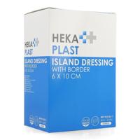 Hekaplast Border Eilandpleister Steriel 6x10cm 50 - thumbnail