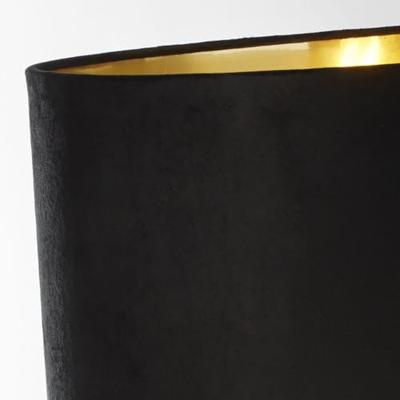 Searchlight Gouden tafellampWhitby met zwarte kap - EU81214BK