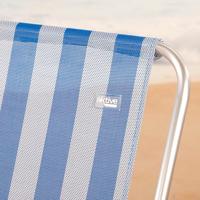 Strandstoel Aktive Wit Marineblauw 44 x 45 x 76 cm Zeeman - thumbnail