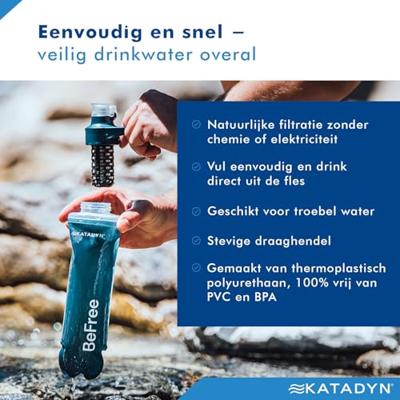 Katadyn BeFree Filter AC 0,5L Waterfilter Slate Blue 0,5L - thumbnail
