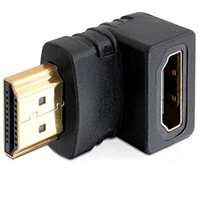 Delock 65071 Adapter HDMI male naar HDMI female 90° naar beneden