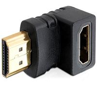 Delock 65071 Adapter HDMI male naar HDMI female 90° naar beneden - thumbnail