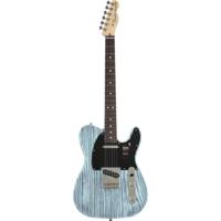 Fender FSR American Performer Telecaster Sandblasted Ash Daphne Blue RW elektrische gitaar met gigbag - thumbnail