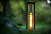 Lucide CADIX - Sokkellamp - Ø 16 cm - 1xE27 - IP65 - Zwart - thumbnail