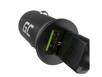 Groene cel autolader GC PowerRide Nano36 36W 6A 2x USB-A - thumbnail