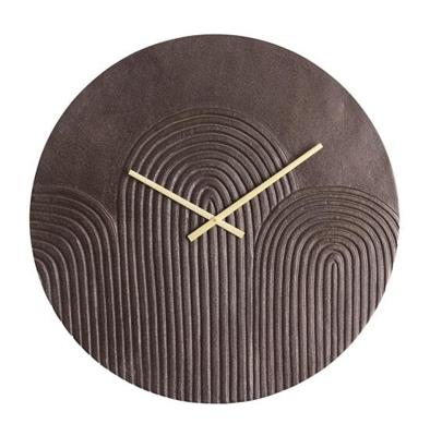 Light & Living Klok 'Gwenna' 58cm, kleur Bruin