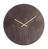 Light & Living Klok 'Gwenna' 58cm, kleur Bruin - thumbnail