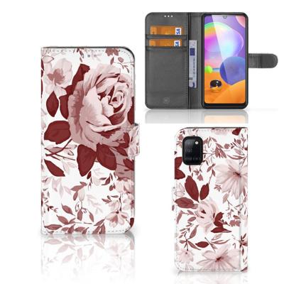 Hoesje Samsung Galaxy A31 Watercolor Flowers Hoesje Samsung Galaxy A31 Watercolor Flowers