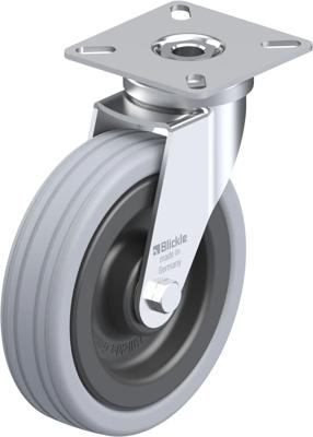 Blickle LPA-VPA 100K Zwenkwiel Wieldiameter: 100 mm Draagvermogen (max.): 70 kg 1 stuk(s)