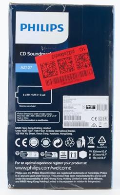 Philips AZ127 CD speler Zilver - thumbnail