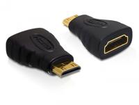 Delock 65244 Adapter High Speed HDMI C male naar A female - thumbnail
