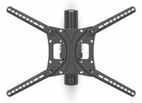 Draai- en Kantelbare TV-Muurbeugel | 13 - 86 " | Maximaal schermgewicht: 60 kg | Kantelbaar | Draaibaar | Minimale muurafstand: 70 mm | Maximale muurafstand: 1020 mm | 3 Draaipunt(en) | ABS / Staal | Zwart - thumbnail