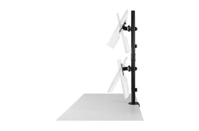 Dubbele verticale bevestiging monitorarm Dubbele verticale bevestiging monitorarm