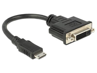 Delock 65564 Adapter HDMI Mini-C male > DVI 24+5 female 20cm