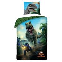 Jurassic World Dekbedovertrek Camp 140 x 200 cm - Katoen - 70 x 90 cm - thumbnail