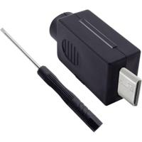 Quadrios 2001C220 HDMI-connector Stekker, recht Aantal polen: 20 Zwart 1 stuk(s) - thumbnail