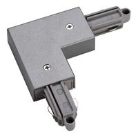 SLV 1-faseL-Connector 1 hoekverbinder aarde buiten grijs - 143052 - thumbnail