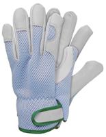 Werkhandschoenen geitenleer blauw L Talen Tools - Talentools - thumbnail