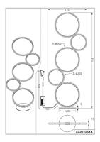 Trio Design vloerlampRondo 5-rings wit - 422610531 - thumbnail