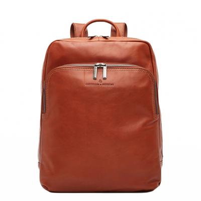 Castelijn & Beerens Firenze Business Backpack 15.6" + Tablet-Brown
