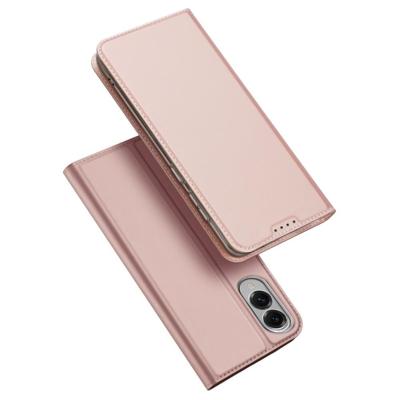 Dux Ducis Samsung Galaxy S25 Edge - Slim bookcase hoesje - Rose Goud