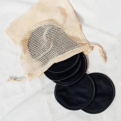 Herbruikbaar wattenschijfje zwart Herbruikbaar wattenschijfje zwart