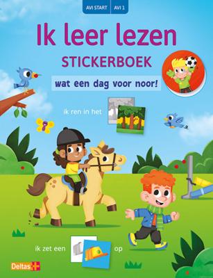 Deltas Ik leer lezen stickerboek - wat een dag voor noor! avi start