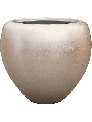 Baq Metallic Silver leaf Couple matt light champagne (met inzetbak), 50x45cm