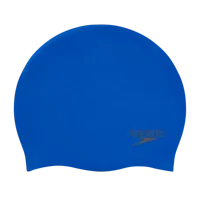 Speedo Moulded Sil P12 Badmuts Blue One Size - thumbnail