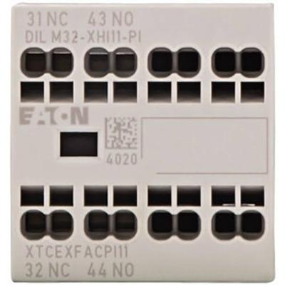Eaton DILM32-XHI11-PI Hulpschakelblok 1x NO, 1x NC 4 A Opsteekbaar Geschikt voor merk (relais): Eaton 1 stuk(s)