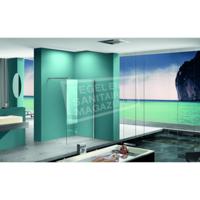 Eco inloopdouche 500 x 2000 x 8 mm nano helder glas/chroom - thumbnail