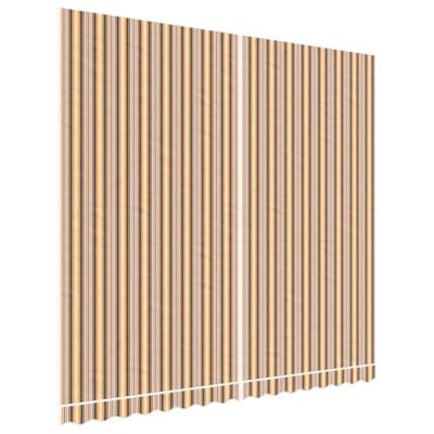 VidaXL Vervangingsdoek voor luifel gestreept 4x3,5 m meerkleurig VidaXL Vervangingsdoek voor luifel gestreept 4x3,5 m meerkleurig