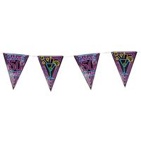 Paperdreams neon party vlag sarah - thumbnail