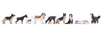 NOCH 15717 H0 Honden figuren Geverfd, Zittend, Staand - thumbnail