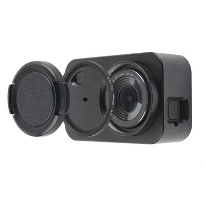 Huisvesting Shell aluminiumlegering beschermende kooi met 37mm Filter Lens & lensdop & schroef voor Xiaomi Mijia kleine Camera (zwart)