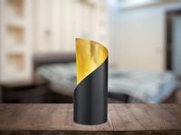 Trio Design nachtkastlampjeFrank zwart met goud - R50161032 - thumbnail