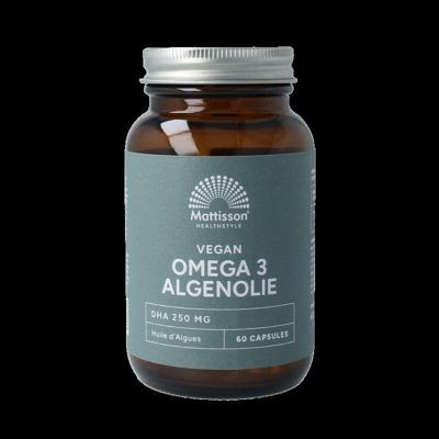Mattisson HealthStyle Vegan Omega 3 Algenolie DHA 260mg Capsules