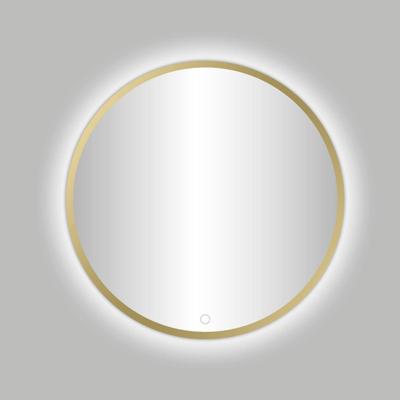 Best Design Badkamerspiegel Venetië Nancy LED Verlichting 60x60 cm Rond Mat Goud Best Design Badkamerspiegel Venetië Nancy LED Verlichting 60x60 cm Rond Mat Goud