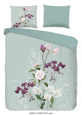 Good Morning dekbedovertrek Charlotte 200 x 200 cm aqua Good Morning dekbedovertrek Charlotte 200 x 200 cm aqua