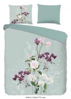 Good Morning dekbedovertrek Charlotte 200 x 200 cm aqua - thumbnail