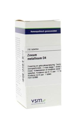 VSM Zincum metallicum D4 (200 tab)