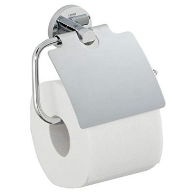 Grohe Essentials toiletrolhouder met klep chroom - thumbnail