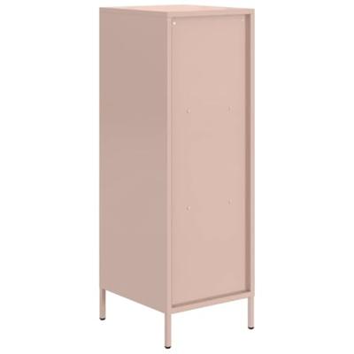 Hoge kast 35x39x103,5 cm staal roze
