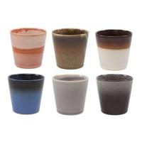 Studio Tavola Koffiekopjes Earth - 200 ml - Set van 6 - Aardewerk - thumbnail