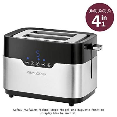 Profi Cook PC-TA 1170 Broodrooster Zwart, RVS