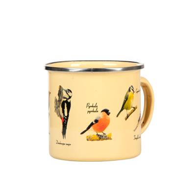 Esschert Design Emaille mok vogels Esschert Design Emaille mok vogels