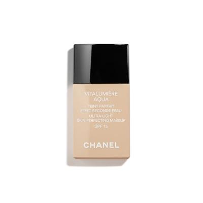 Chanel Vitalumiere Aqua Ultra-Light Makeup SPF15 22 Beige Rosé Foundation 30 ml Dames Chanel Vitalumiere Aqua Ultra-Light Makeup SPF15 22 Beige Rosé Foundation 30 ml Dames