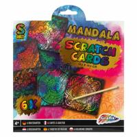 Creative Craft Group Scratch kaarten, 6st. - mandala - thumbnail