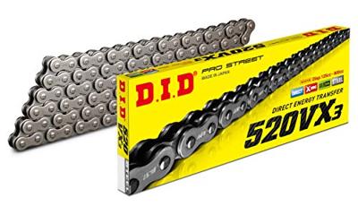 D.I.D Chain did 520 vx3 122 n gray/gray open